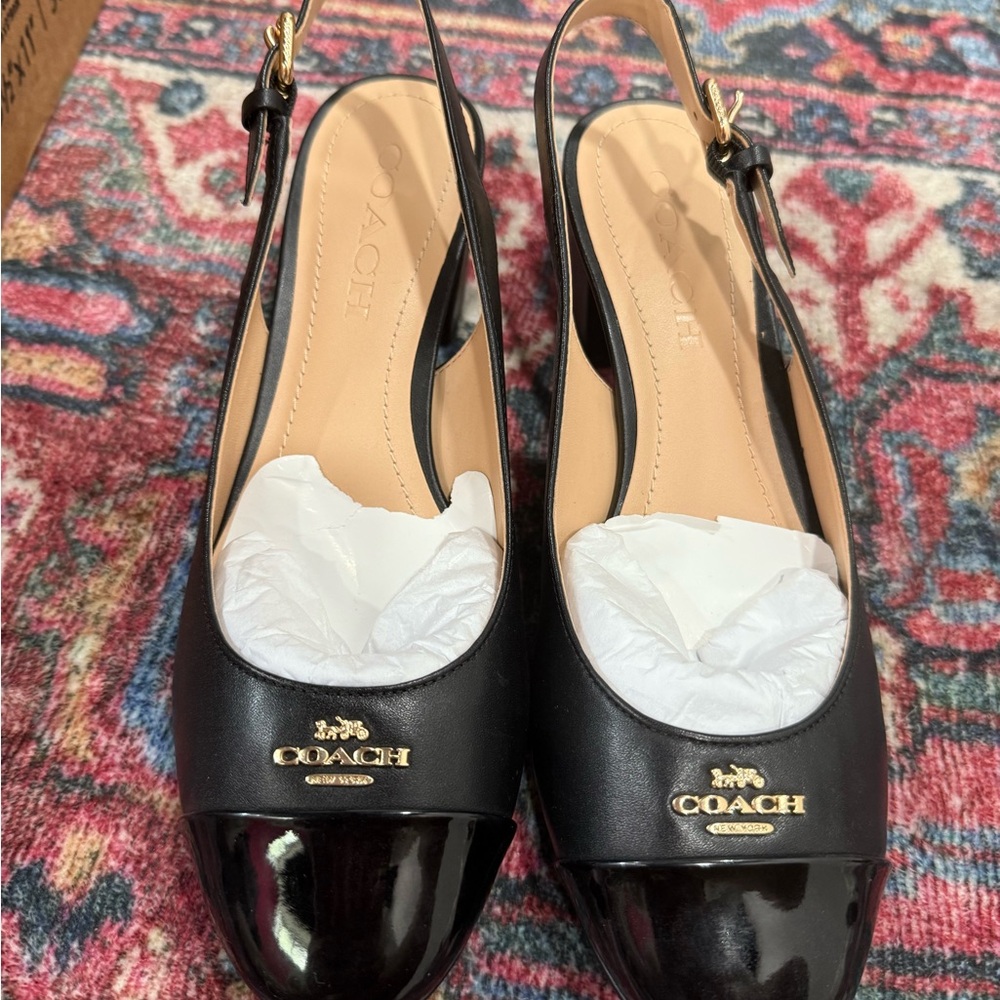 Coach Erica Slingback Heels - Picture 2 of 5